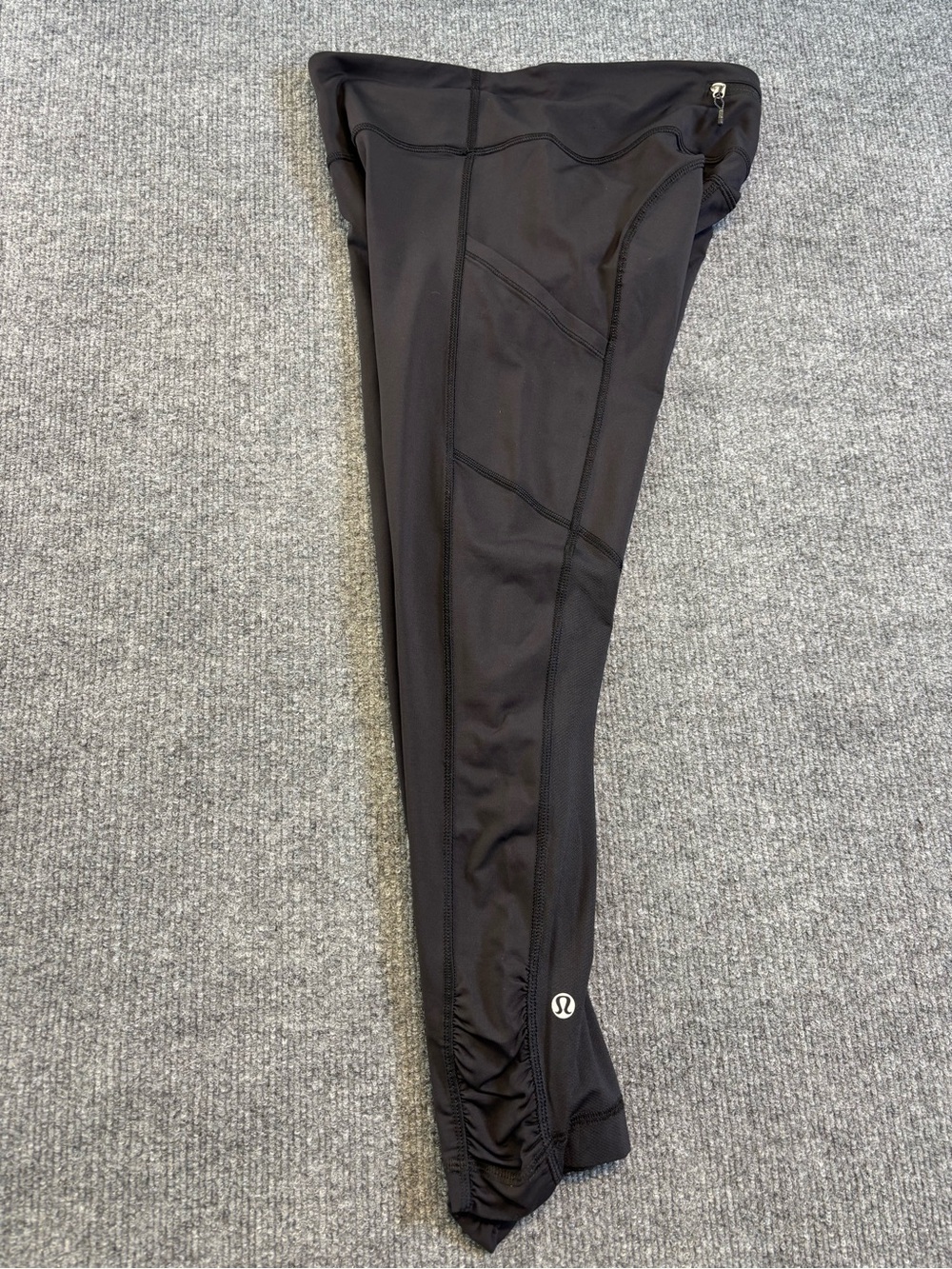 lululemon athletica Black Ruched-Hem Leggings - Picture 9 of 11